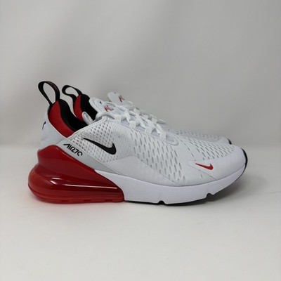 Nike Air Max 270 White Red Black BV2523 100 Mens Size 9 NEW Sneakers Nike Air Max 270 White University Red Black Sneakers BV2523  main image 4