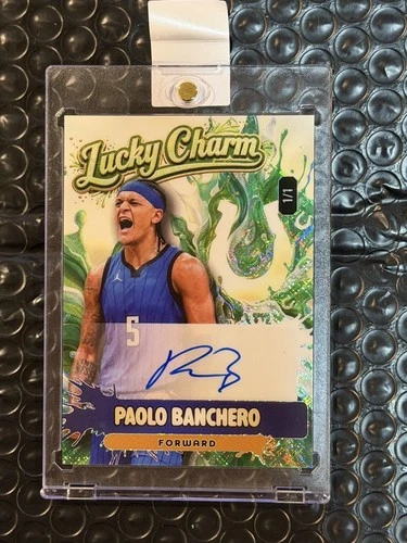 2026 Wild Card Lucky Charm Paolo Banchero Autographed 1/1 Lucky Charm