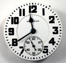 Vintage Hamilton Grade 992 16s RR Pocket Watch Movement lot.rf