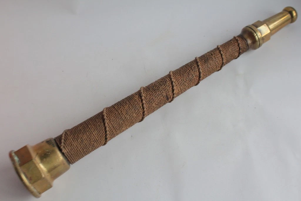 Ancien Robinet De Lance Incendie En Cuivre – Pompiers – Objet De Déco