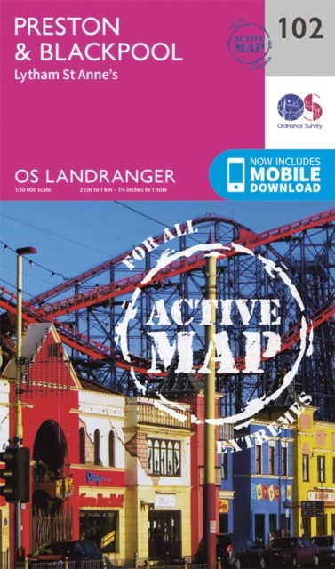Preston & Blackpool, Lytham by Ordnance Survey (Sheet map, folded)
