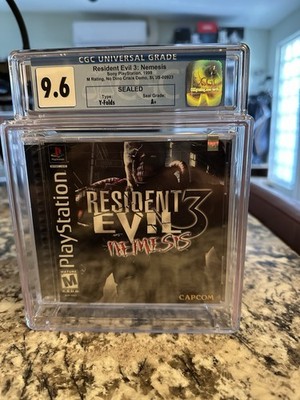 Resident Evil 3 Nemesis CGC Universal Grade 9.6 A+ PlayStation 1 