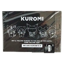 Kuromi's 5 A4 Clear File Folder 2PCS Black Blue Japan Stationery for Kids Gifts