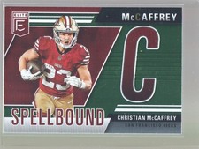 2024 Panini Donruss Elite - Spellbound Christian McCaffrey #14 Green - 49ers