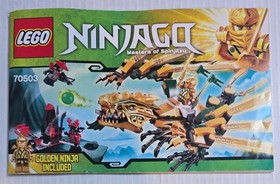 LEGO NINJAGO: The Golden Dragon 70503 Incomplete Set No Minifigs Parts