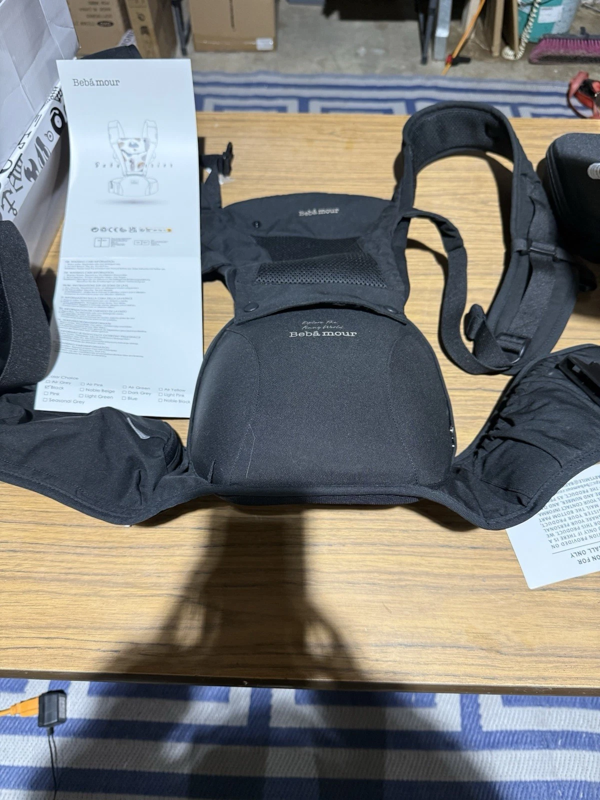 Bebarmour Baby Carrier With Hip Seat And Extender & Teething Pad 0-36 Months