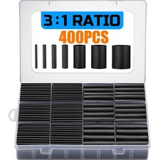 400pcs Heat Shrink Tubing Kit 31 Adhesive Lined Industrial Heatshrink Tubing Fo