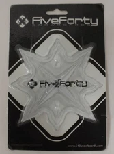 FiveForty 540 Ninja Star Stomp Snowboard Stomp Pad, Clear, New, 4.75" x 4.75"