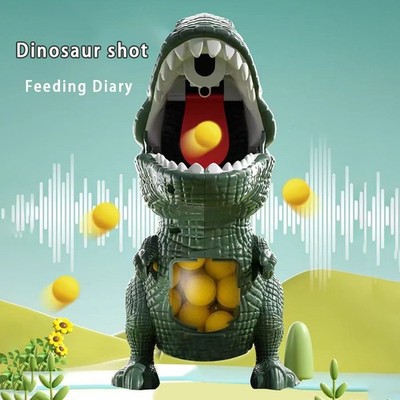 Dinosaurier Soft Bullet Gun Spielzeug für Kinder   T-Rex Schießen & Interaktiv