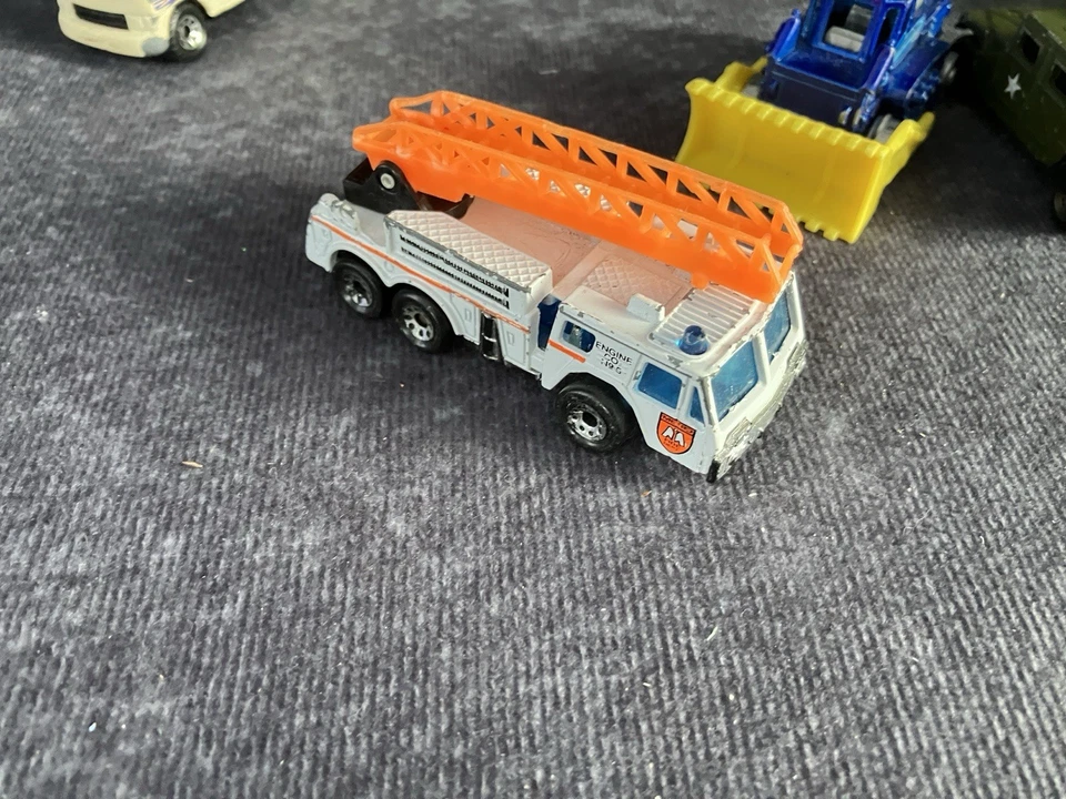 80s/90s Matchbox Dinky Cars. Hummer RV Fire truck Dozer.  Set Of 4 - Image 4 of 4