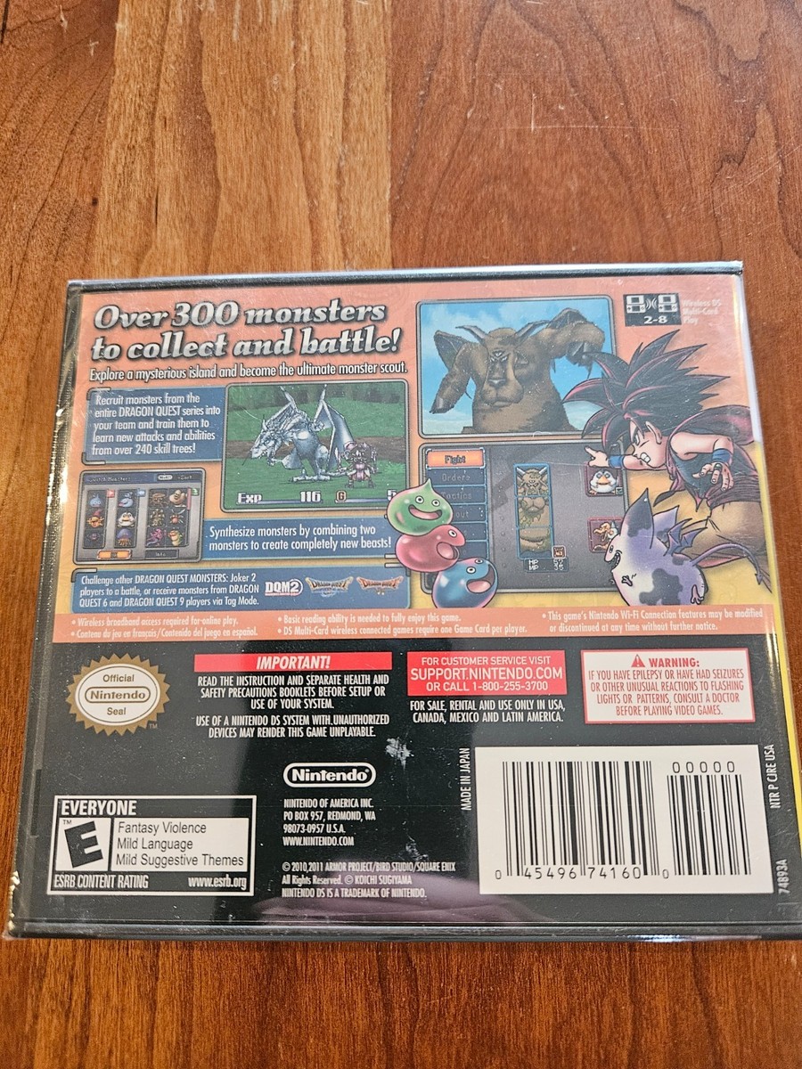 Dragon Quest Monsters: Joker 2 (Nintendo DS, 2011) for sale online