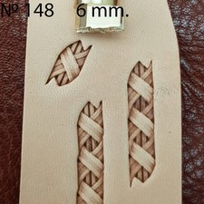 Leather stamp tool for leather craft DIY brass stamp 148