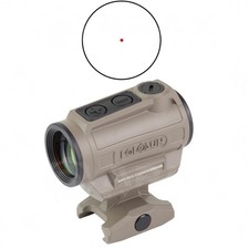 Holosun ARO-RD2-FDE ARO 2 MOA Red Dot 22MM Reflex Shake Awake Optic Sight