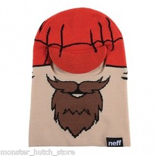 BRAND NEW TAGS Neff FULL VISOR Beanie BEARD LIMITED RELEASE HARD TO FIND