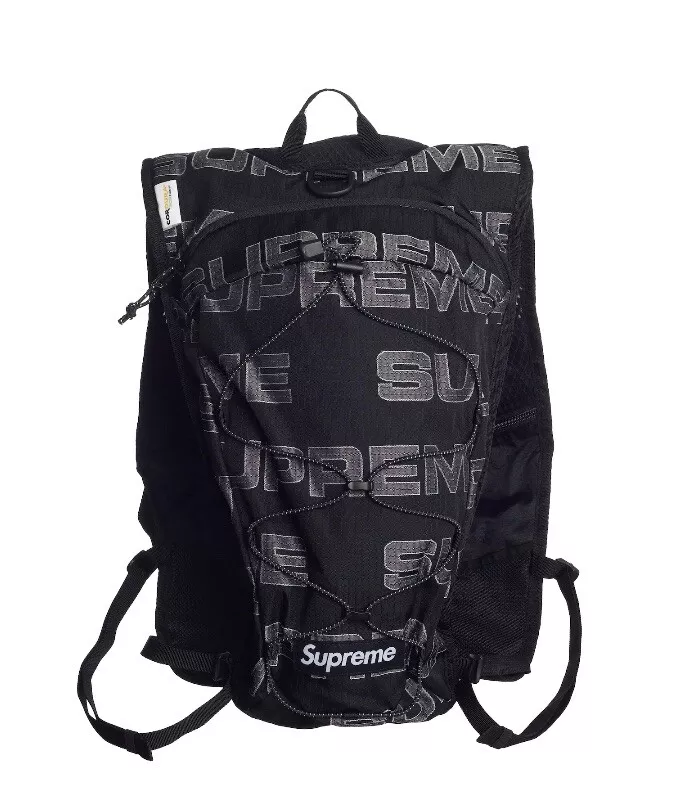 SUPREME PACK GILET NOIR OS/FW21 (100 % AUTHENTIQUE) FLAMBANT NEUF
