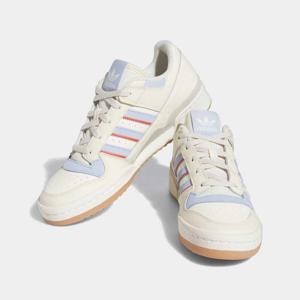 adidas Originals FORUM LOW CLASSIC FZ6267 Cream White Blue Dawn Preloved Red