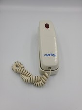 Clarity Amplified Loud Corded Desk/Wall Phone w Visual Ringer Big Buttons C210