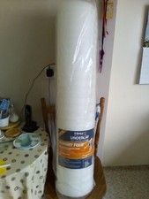 VITREX  WHITE FOAM UNDERLAY  - 15 m2 - 2mm -roll  NEW 