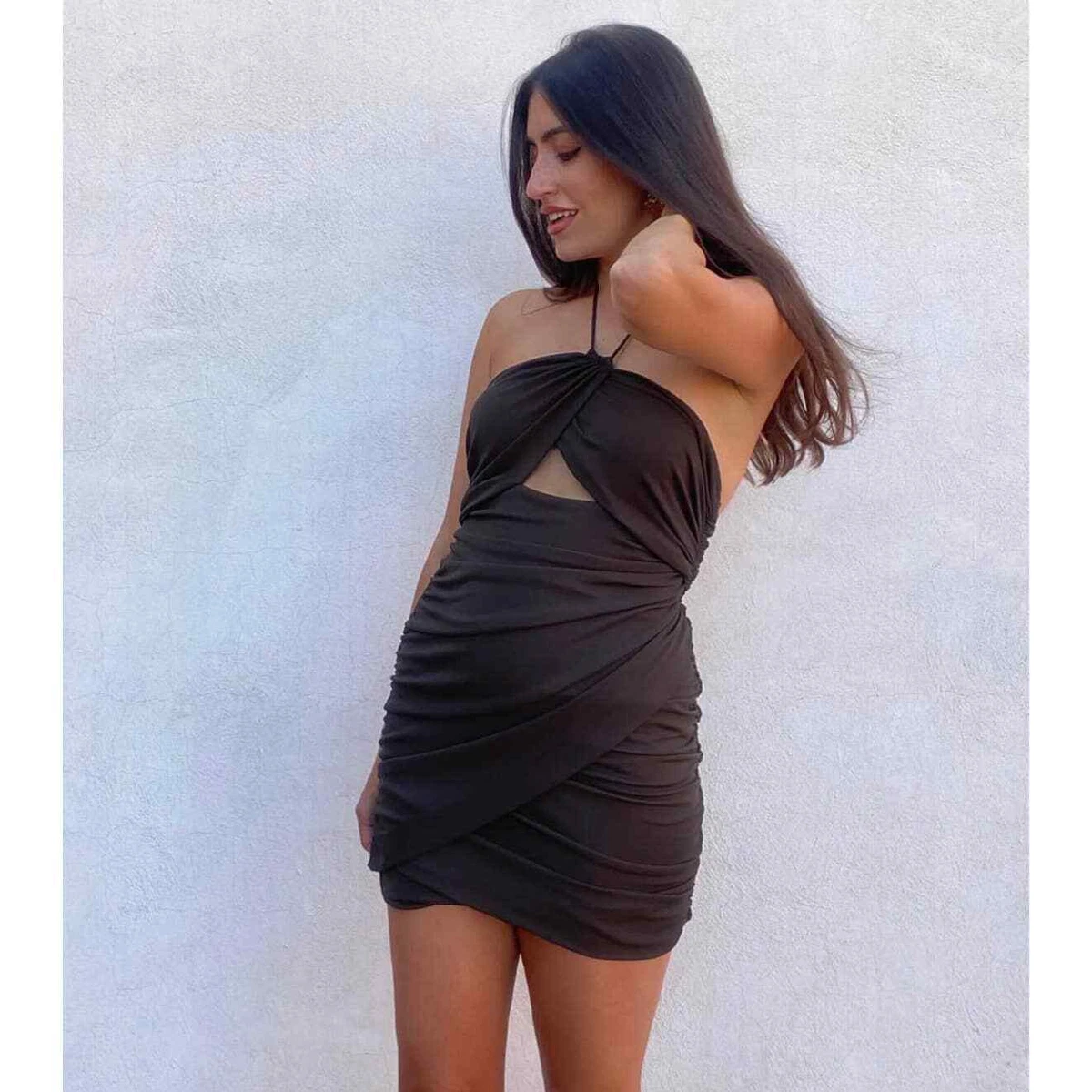 Khaki going top out dress