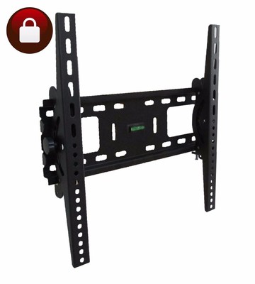 LCD LED PLASMA TV WALL MOUNT BRACKET TILT 30 32 37 40 42 45 46 47 50 55 LOCKABLE
