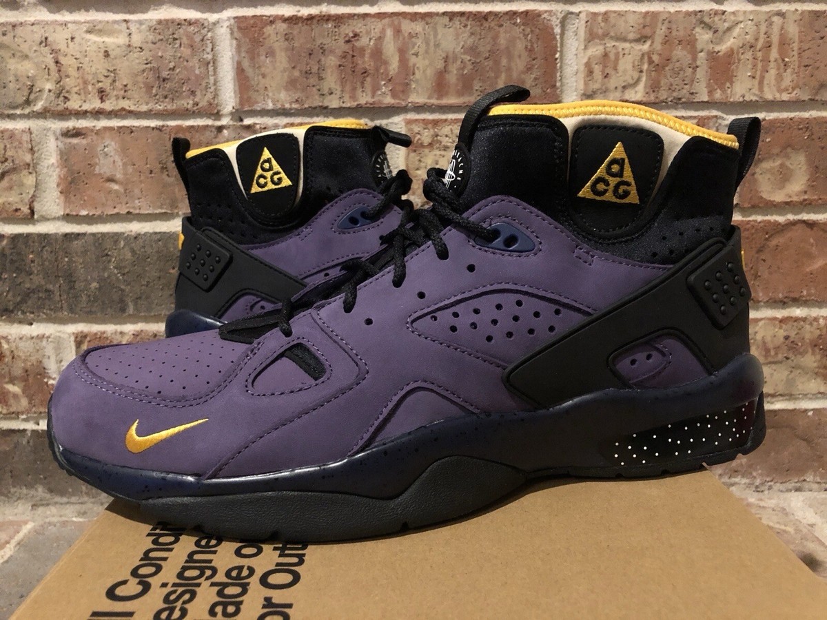 New 13 Nike ACG Air Mowabb Gravity Purple Black Gold Hiking Shoes