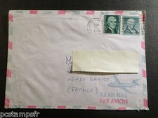 ETATS UNIS, USA, MARCOPHILIE, LETTRE PAR AVION pour FRANCE, VF LETTER, COVER