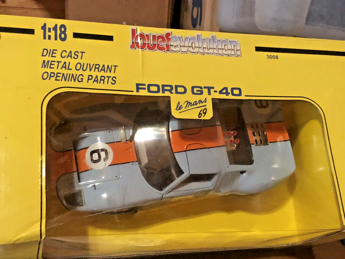 Jouef Evolution FORD GT-40 Le Mans 69 Diecast 1/18 scale in