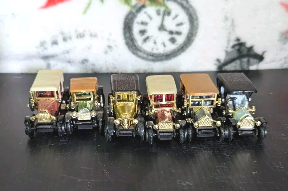 Vintage Readers Digest 80s Collector's Classic Miniature Cars Set of 6