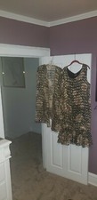 Plus Size Ladies 2pc Dress By Lori Max New York