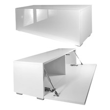 Milionmeblicom Fernsehschrank TV Schrank Lowboard Hängend Stehend Weiß Glänzend