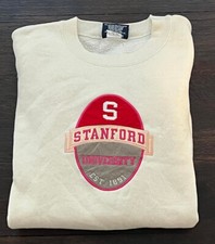 Vintage 1990s Stanford University Cardinal Crewneck Sweatshirt Medium