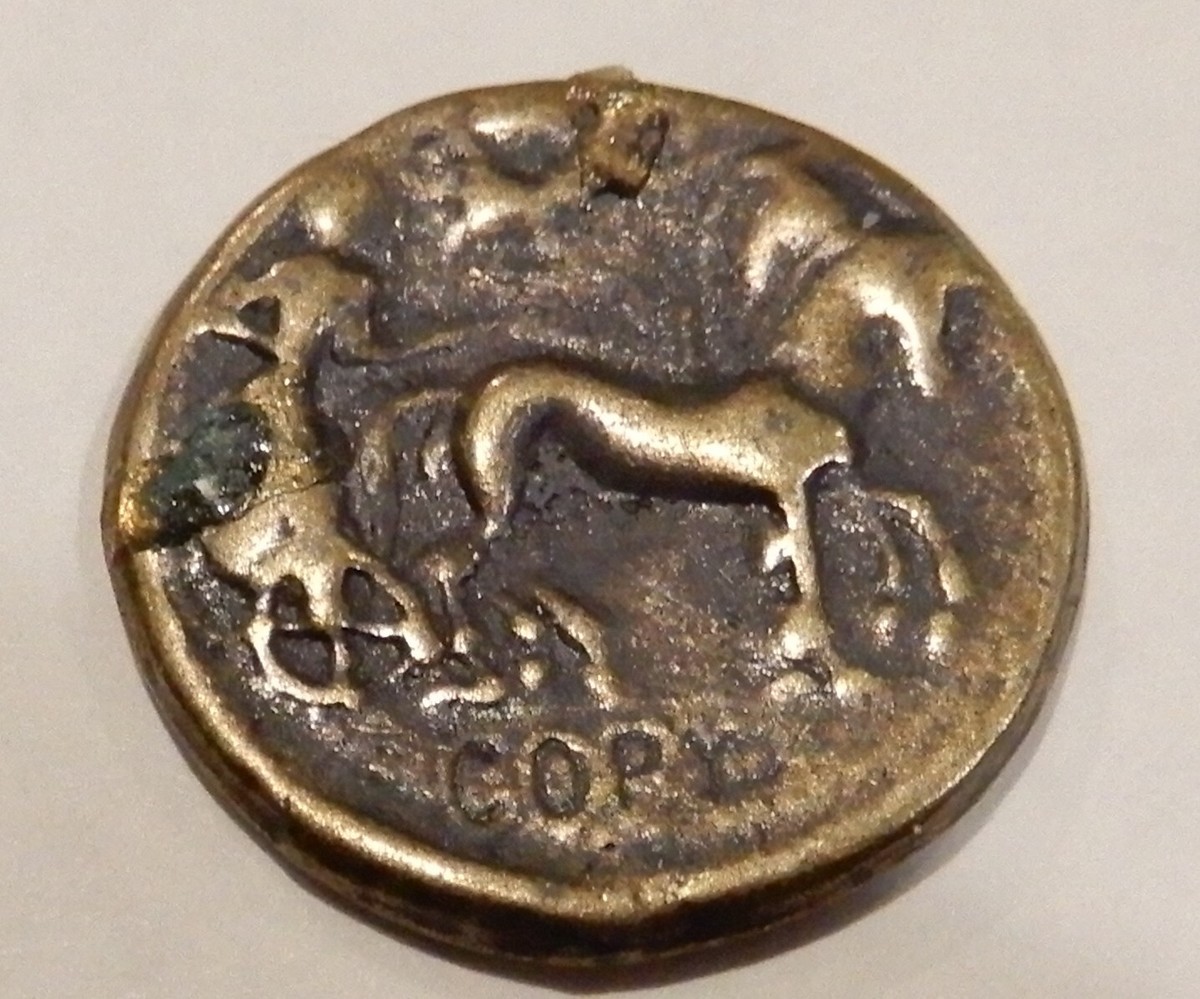 Modern Pocket Token:Tetradrachm Coin from Syracuse (Sicily) 480BC 7/8