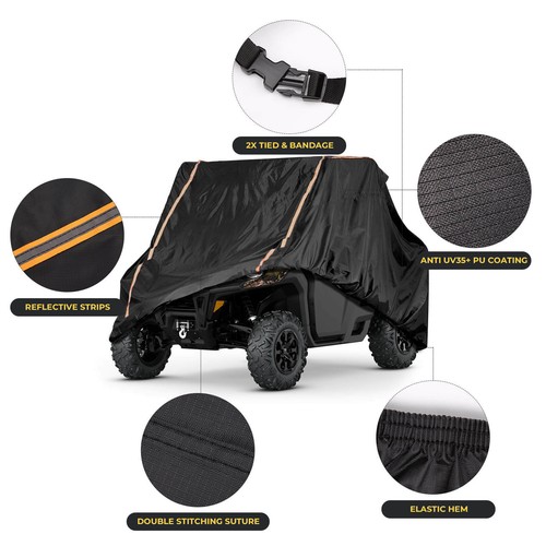 Cubierta de almacenamiento UTV 2-3 asientos para Polaris Ranger XP General Commander Arctic Cat - Imagen 7 de 13