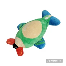 Mi Zone Kids Airplane Plush Stuffed Toy Travel Vehicle Planes Theme Decor GUC
