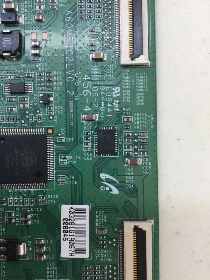 Samsung LJ94-03281G T-Con Board A60MB4C2LV0.2, E8844194V-00S-2456-4 - Image 2 of 3