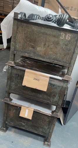 Pair of 15kg Cast Iron Adjustable Dumbbell. - Picture 5 of 5