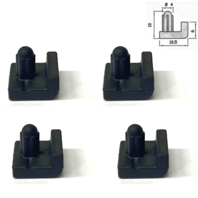 10 Gommini Per Piano Cottura Electrolux, Zanussi, AEG, Whirlpool - Ricambio Griglia E Supporti - Foto 7