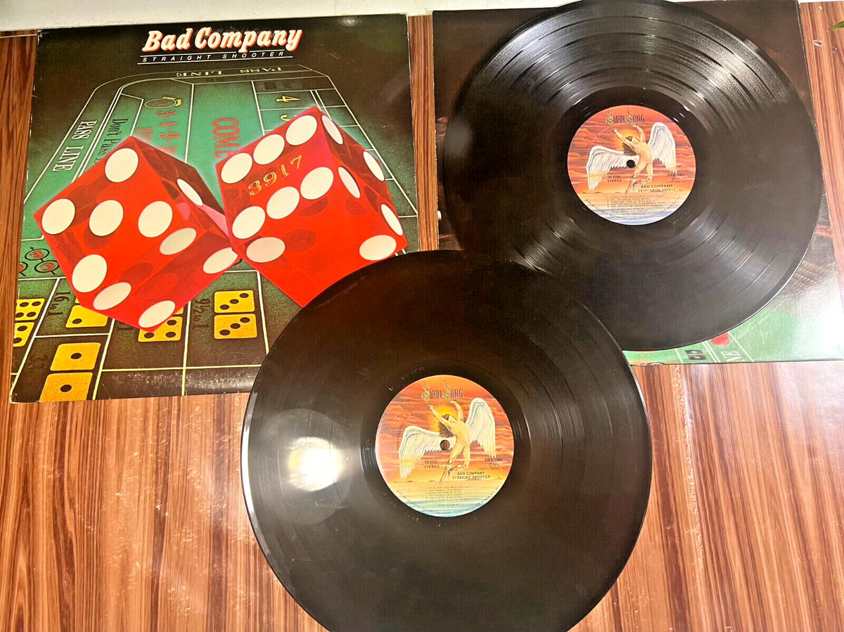Bad Company Straight Shooter LP Vinyl Record Swan Song 1975 Hard