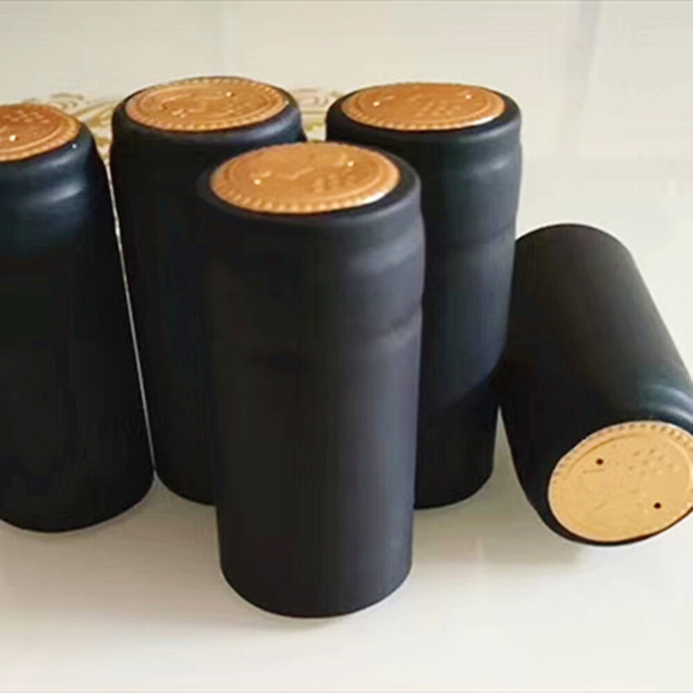 50pcs Pro Wine Bottle Heat Shrink Capsules Caps Bottle Shrink Film