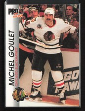 1992-93 Pro Set #32 Michel Goulet Chicago Blackhawks