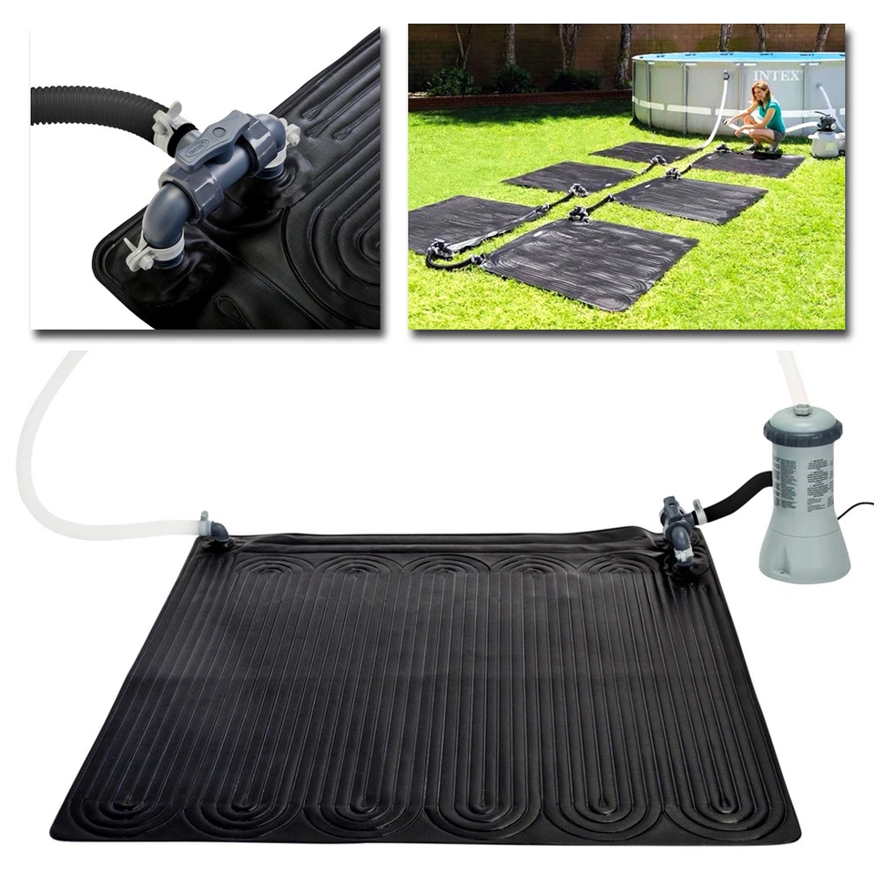 INTEX Poolheizung 120x120 cm Solarmatte Solarkollektor Solarheizung Pool Heizung - Bild 1 von 4