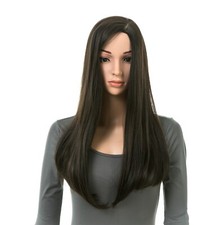 Onedor 18 Inches Long Straight Synthetic Hair Women Full Head Wig