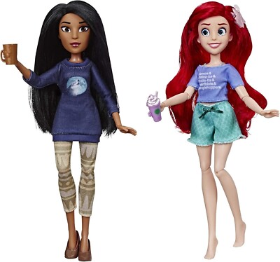 Disney Princess Ralph Breaks The Internet Movie Dolls, Ariel and Pocahontas Doll