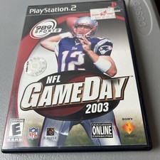 NFL GameDay 2003 (Sony PlayStation 2, PS2 2002) CIB Complete Black Label