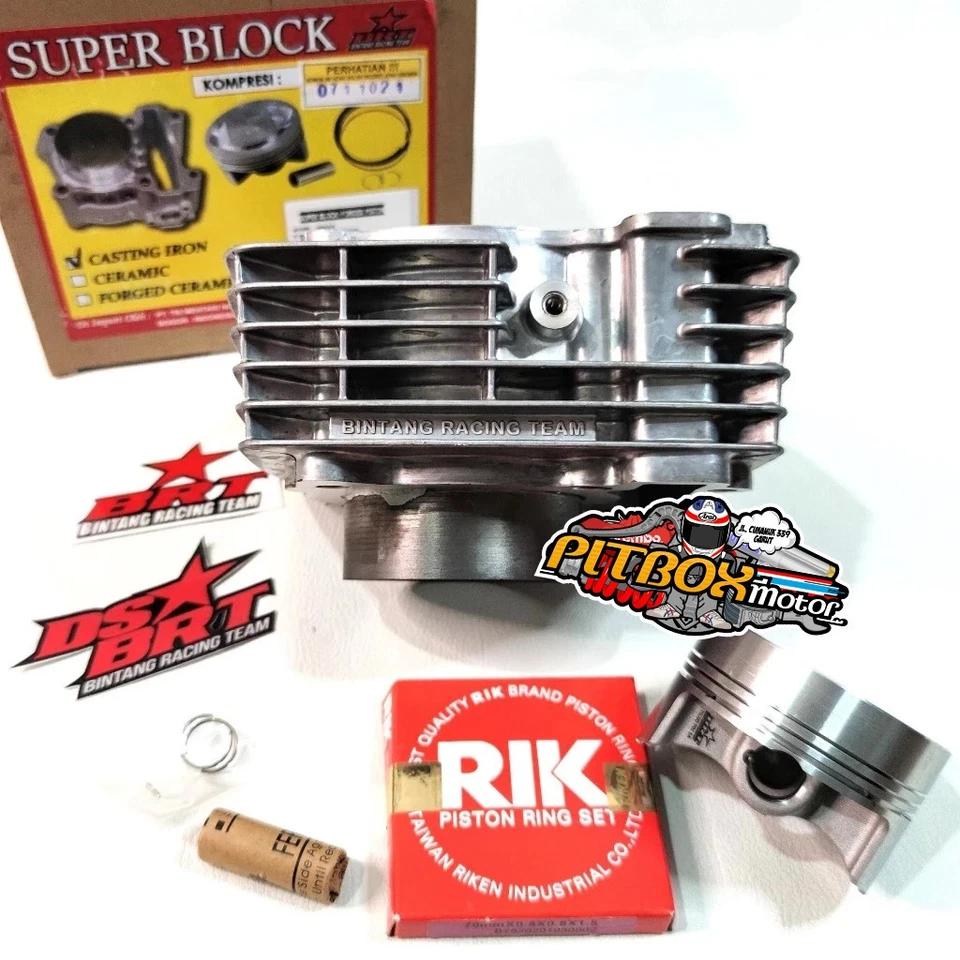 Yamaha NMAX Aerox NVX 155 180cc Big Bore Kit BRT Block Cylinder Piston 2020-2025 - Image 2 of 3