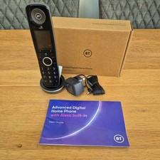 BT Advanced Digital Home Phone with Alexa Black Handset