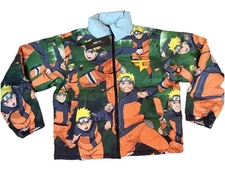 Faze x Naruto Shippuden Shadow Clone Puffer Jacket, Size S Anime-Inspired