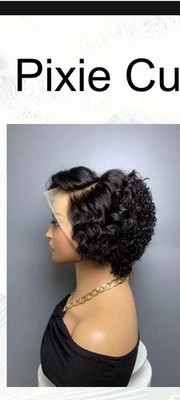 Pixie Cut Short Human Hair WIG 100% Remy Hair