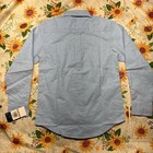 IZOD Boys Long Sleeve Button-Down Collared Oxford Shirt Blue Size 12 — photo 4