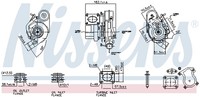 1X Nissens 93493 Lader Aufladung FüR Fiat Alfa Romeo